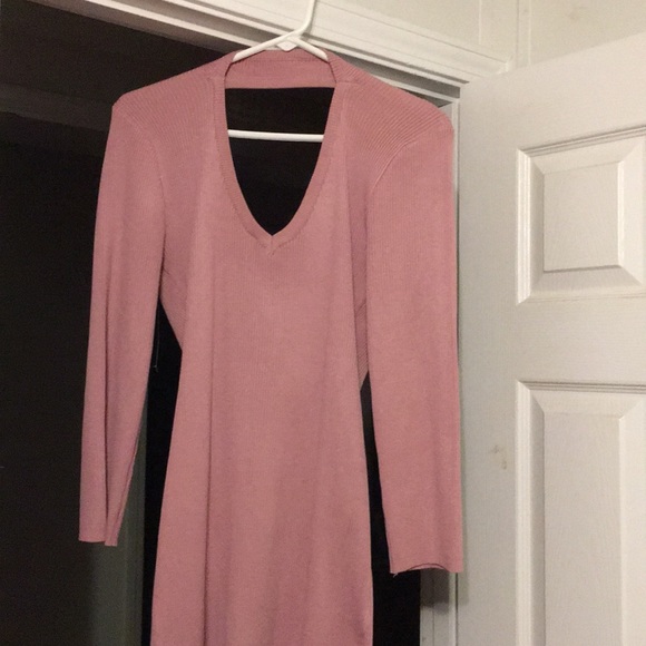 🍒pink ribbed dress - Picture 2 of 3